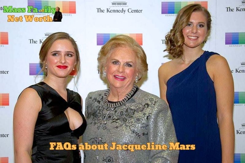 FAQs about Jacqueline Mars